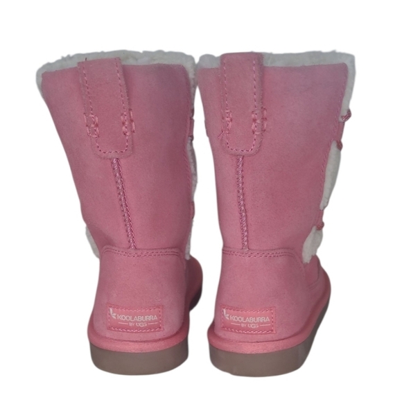 Koolaburra by UGG Child K Michon Short Boot Tearose Size 3 US - Picture 4 of 11